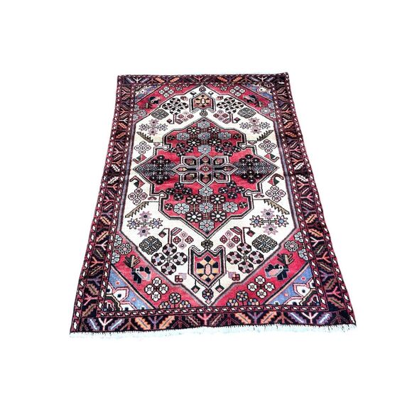 Heriz Hand Knotted Rug 3’ 5”X 5’ 1” - Picture 1 of 8